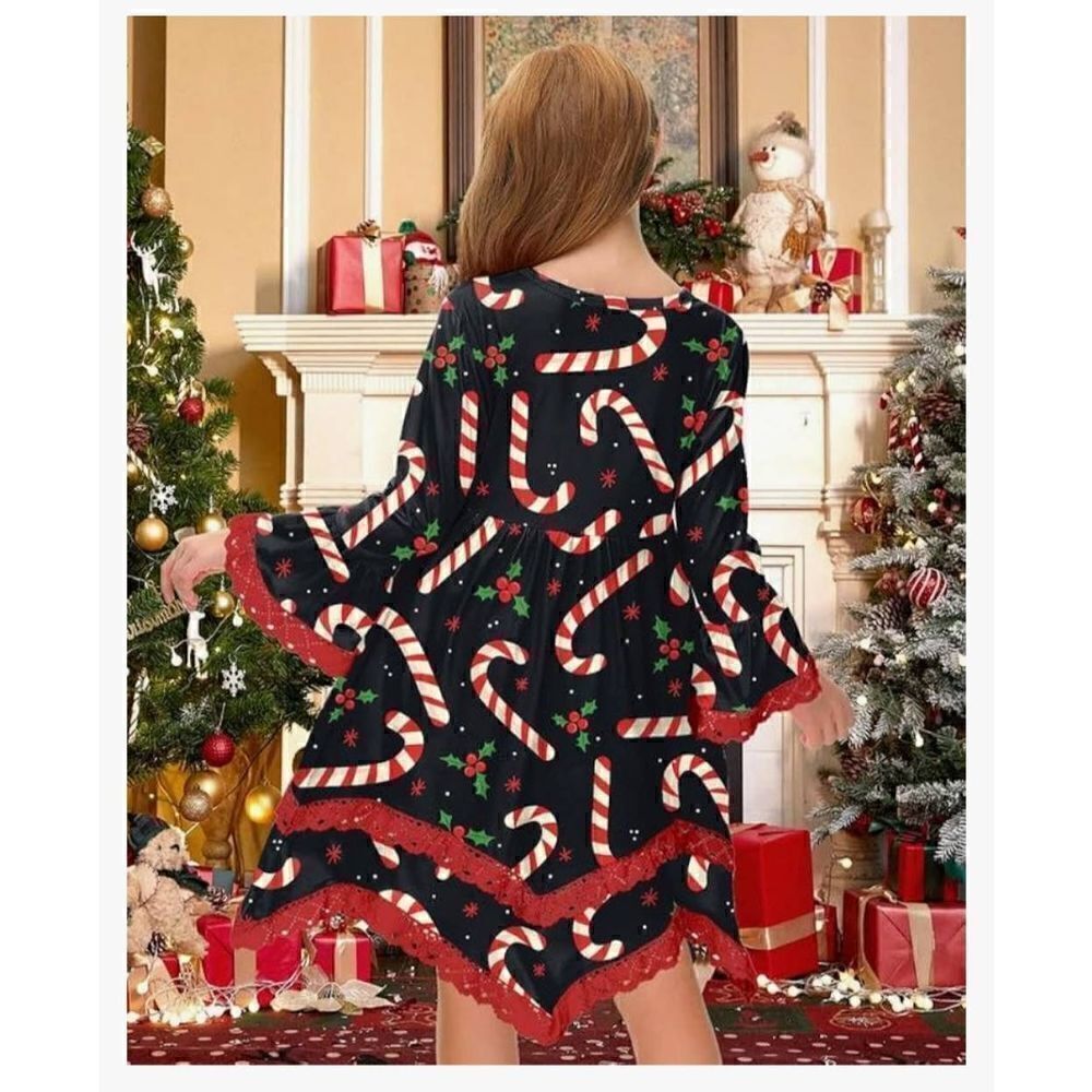 NWOT BESSER BAY CHRISTMAS DRESS - Picture 3 of 4